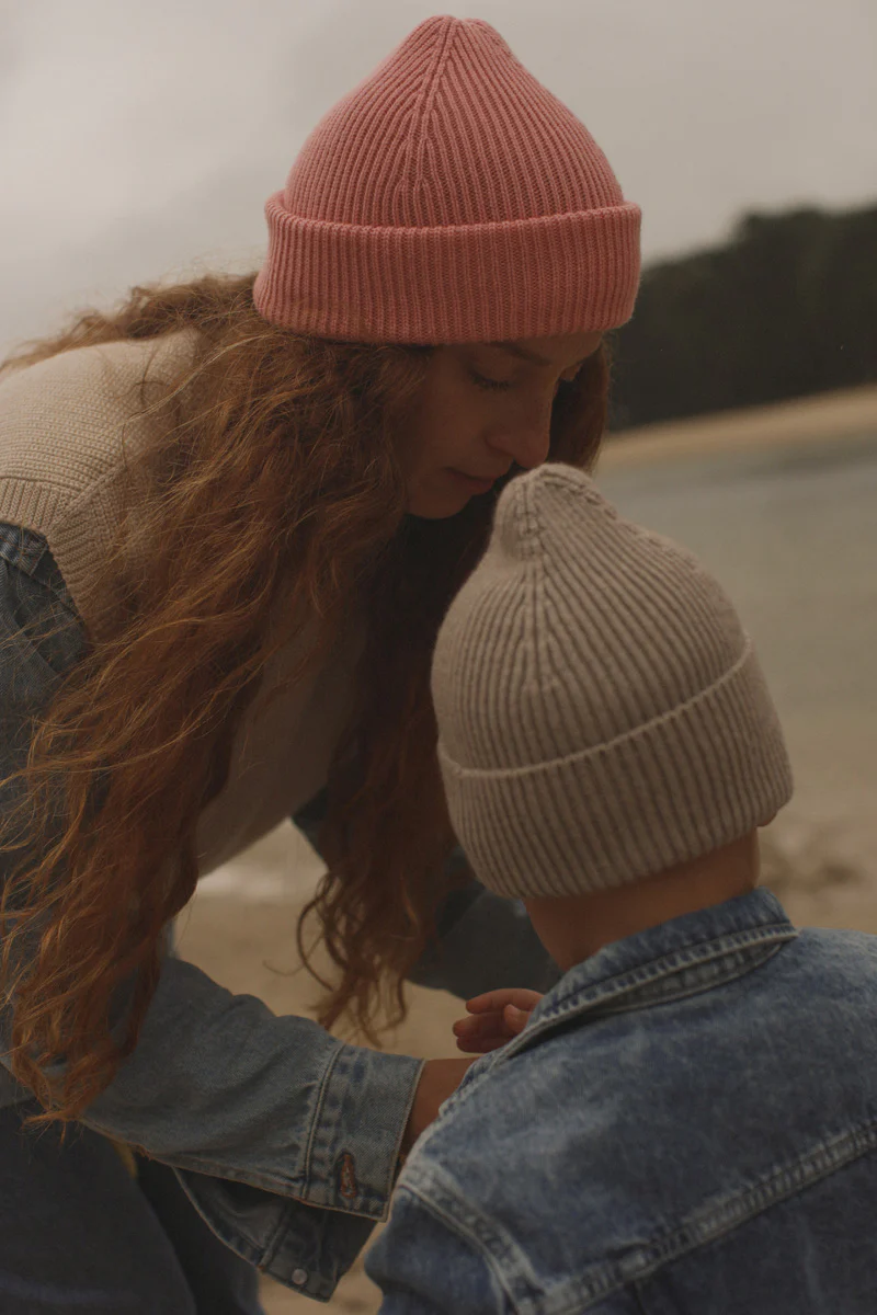 HVID Beanie Fonzie Kids // Pebble - Afbeelding 4