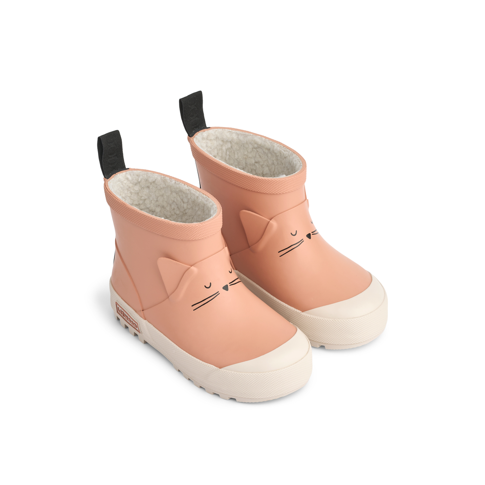 Liewood Jesse Cat Thermo Rainboot // Tuscany Rose