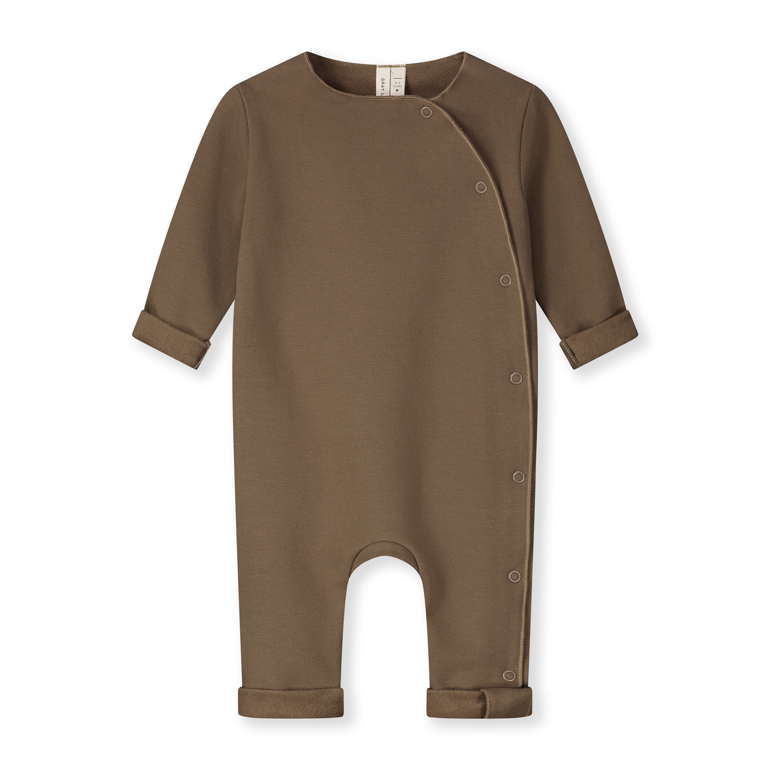 Gray Label Baby Suit with Snaps // Woody