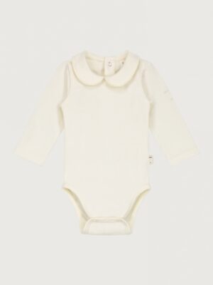 Gray Label Baby Collar Onesie // Cream