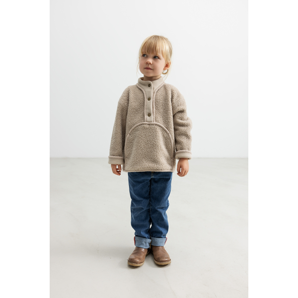 MarMar Copenhagen Joy Anorak Teddy // Oyster Grey - Afbeelding 3