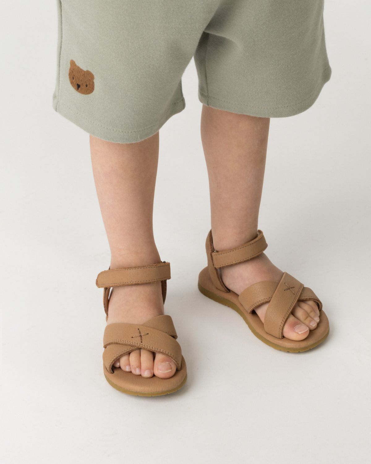 Donsje Kids Footwear // Otis | Beige leather - Afbeelding 2
