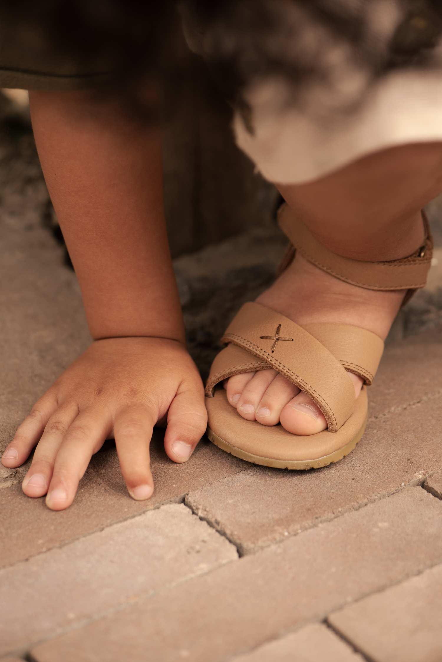 Donsje Kids Footwear // Otis | Beige leather - Afbeelding 5