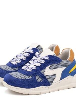 Clic! Sneaker cobaltblauw met wit