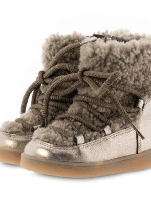 Clic! Bontlaarzen zwart met metallic