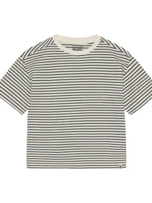 Huttelihut Strip T-shirt // Navy Blazer