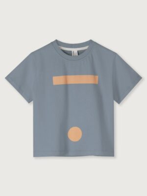 Gray Label Oversized Tee Logo // Stone Grey - Melon