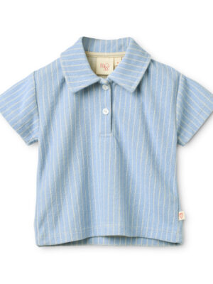Flöss Nohr Shirt // Bright Blue Stripe