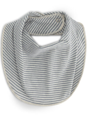 Gray Label Baby Bib // Stone Grey - Cream