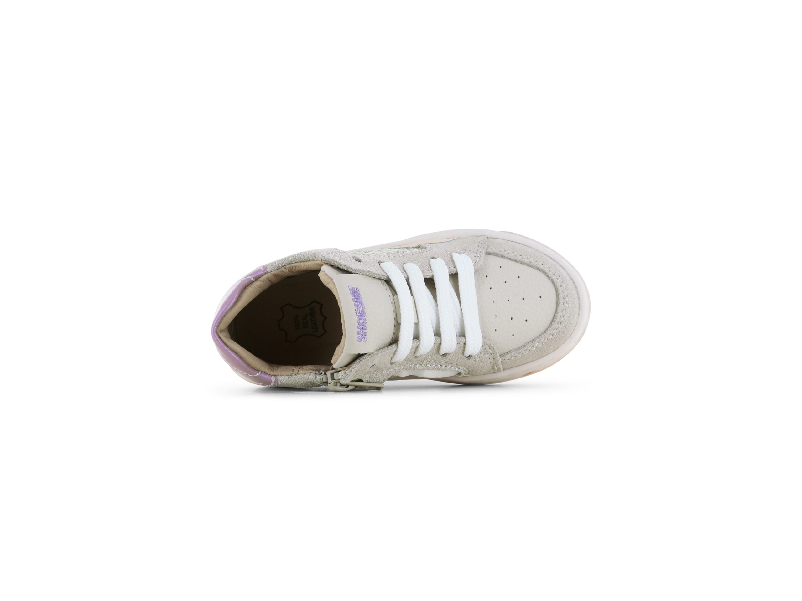 Shoesme beige sneaker met glitters - Afbeelding 4