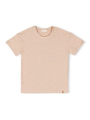 NixNut Com Tshirt // Biscuit Stripe
