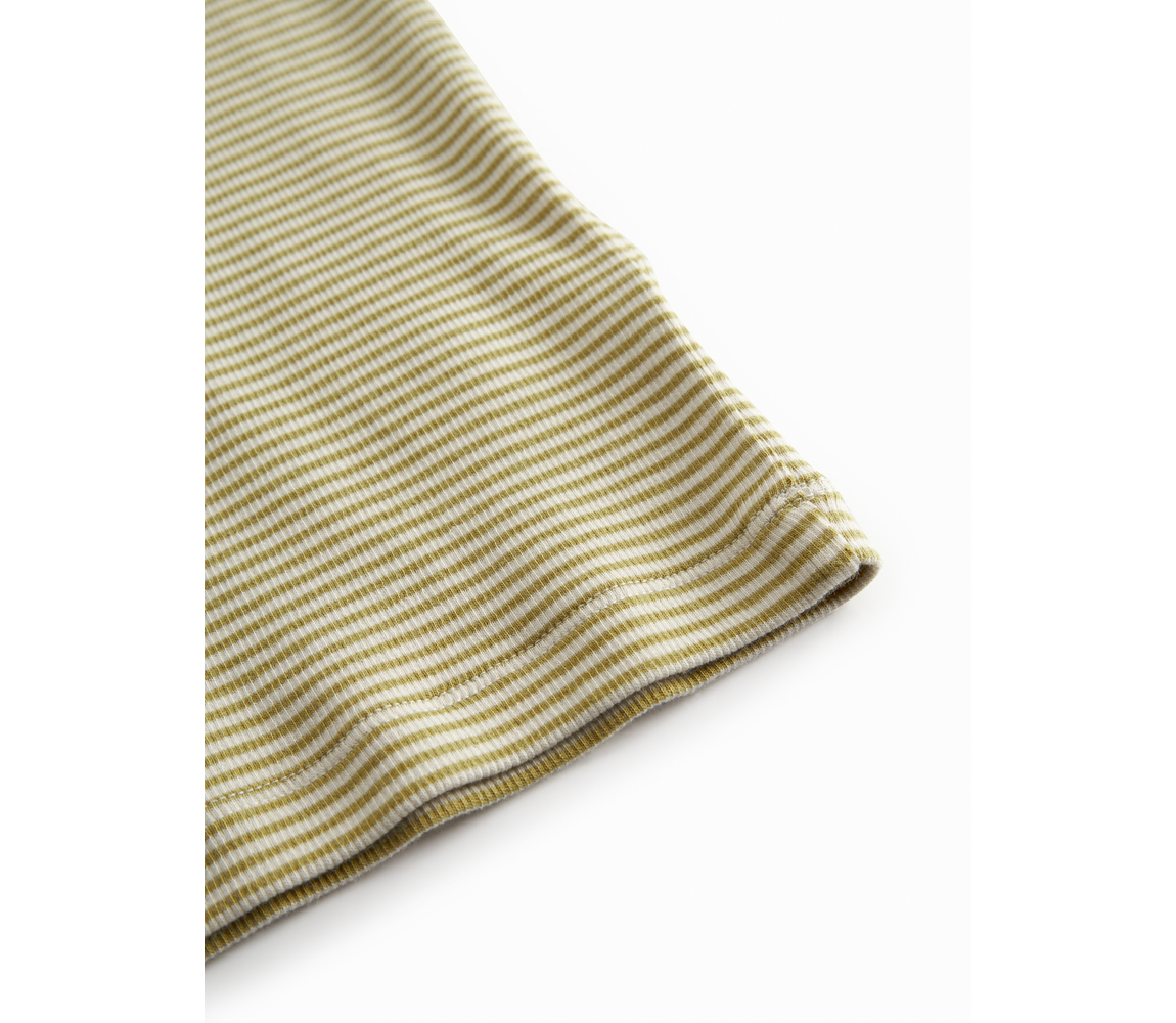 MarMar Copenhagen Tago Top Kids // Olive Stripe - Afbeelding 3