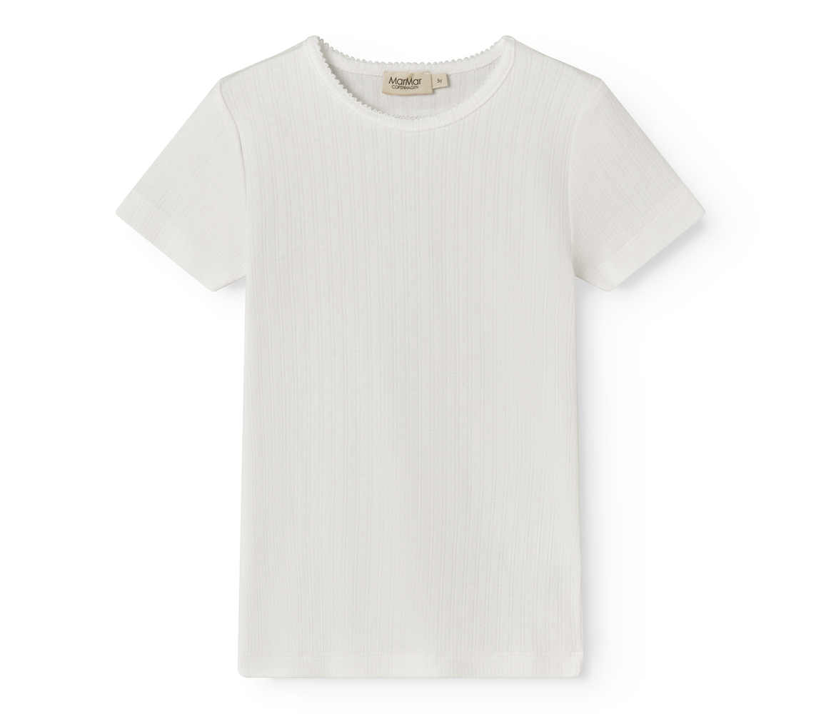 MarMar Copenhagen Tamra Shirt // Pointelle Gentle White