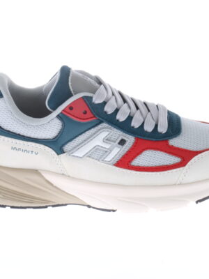 HIP sneaker - rood met wit en blauw