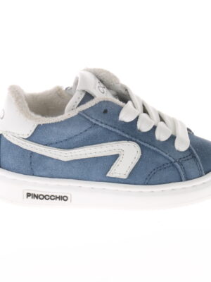 Pinocchio sneaker - jeansblauw met wit