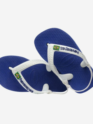 Havaianas Baby Brasil Logo // Marine Blue