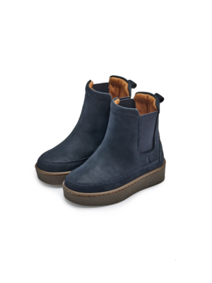 Donsje Kids Footwear // Ojeh Boots | Navy Nubuck