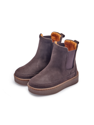 Donsje Kids Footwear // Ojeh Boots | Dark Brown Nubuck