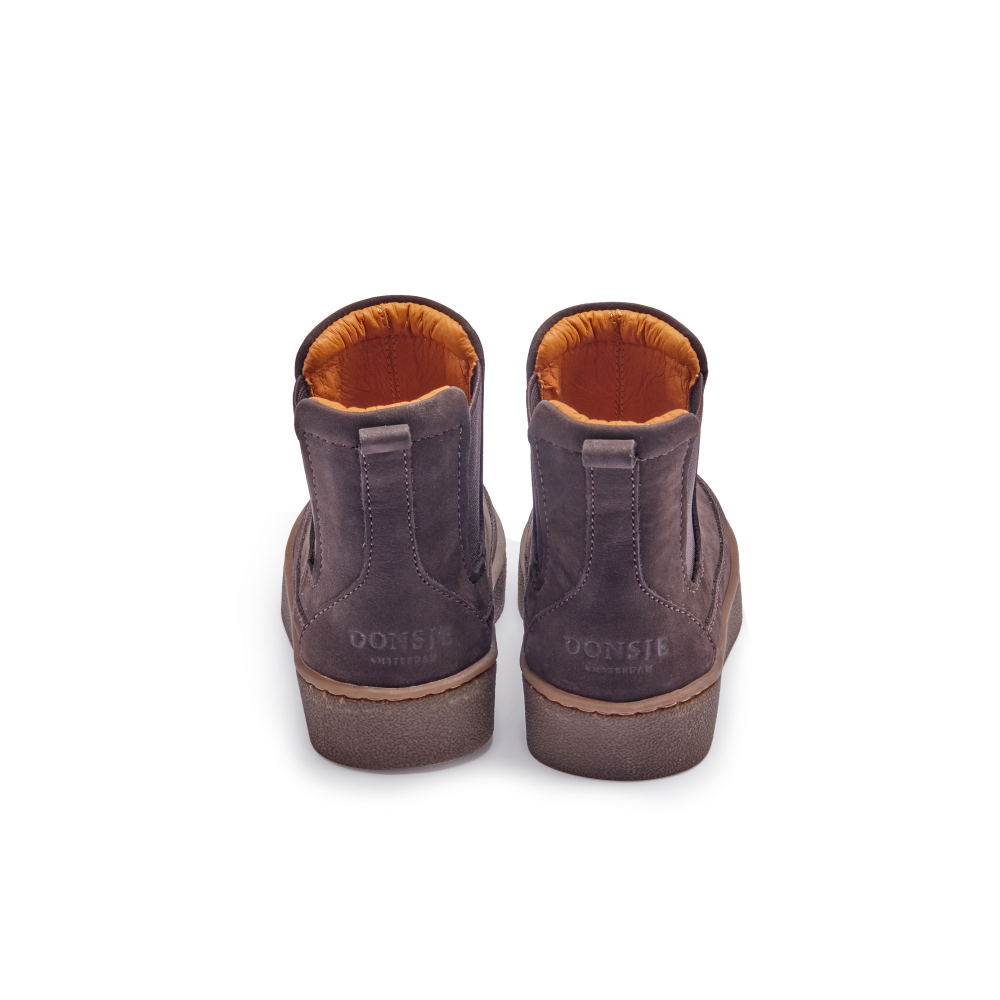 Donsje Kids Footwear // Ojeh Boots | Dark Brown Nubuck - Afbeelding 4