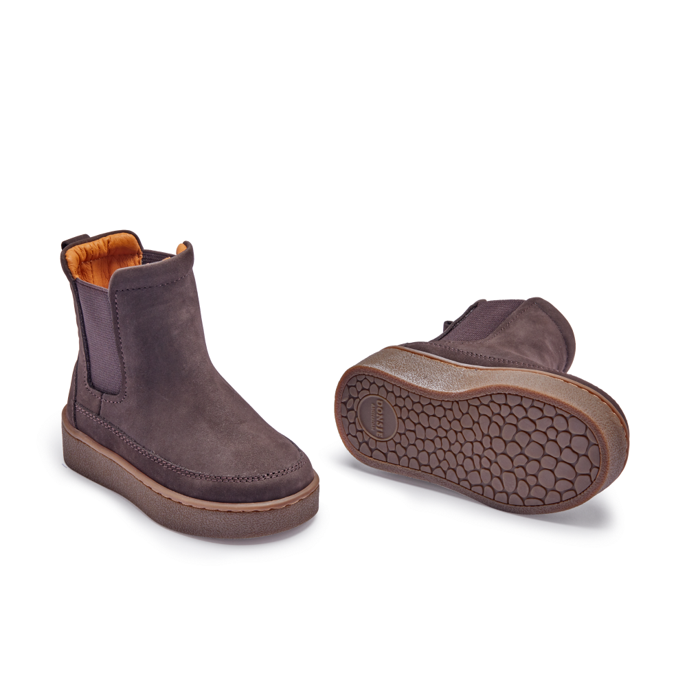 Donsje Kids Footwear // Ojeh Boots | Dark Brown Nubuck - Afbeelding 3
