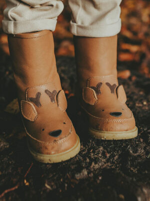 Donsje Kids Footwear // Wadudu Special Boots Stag | Chestnut Leather
