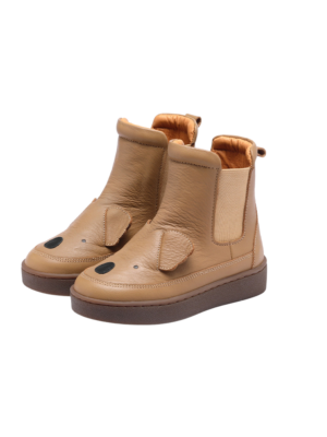 Donsje Kids Footwear // Thuru Classic Boots Koala | Truffle Leather