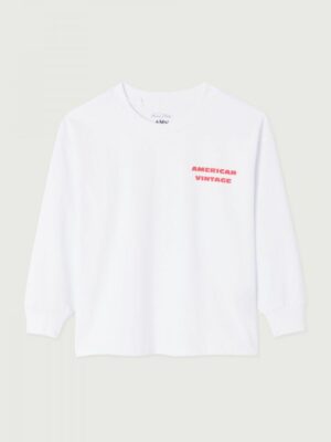 American Vintage Longsleeve Fizvalley // Blanc
