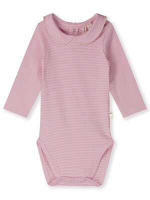 Gray Label Baby Collar Onesie // Bubblegum - Cream
