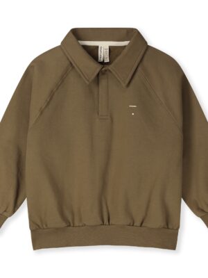 Gray Label Polo Sweatshirt // Woody