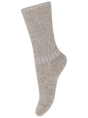 MP Denmark Quinn socks // Light Brown Melange