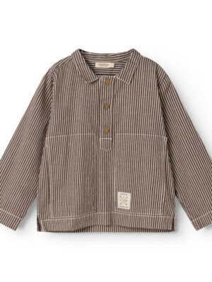 MarMar Copenhagen Tovan Denim // Dark Brownie Stripe