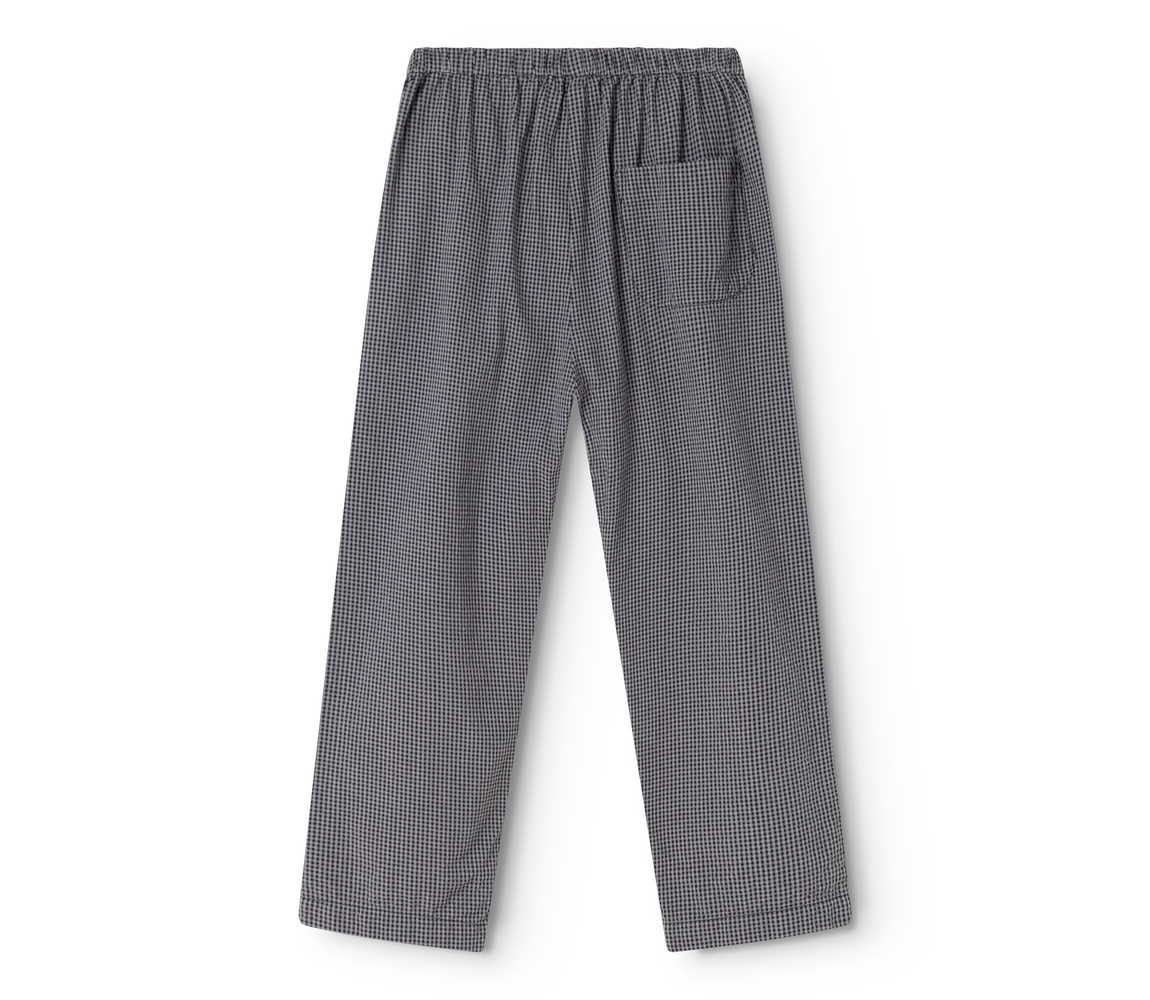 MarMar Copenhagen Seersucker Pant // Pigeon Blue Check - Afbeelding 2
