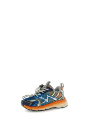 Naturino sneaker // donkerblauw met oranje