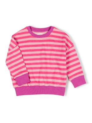 NixNut Rel Sweater // Cherry Stripe