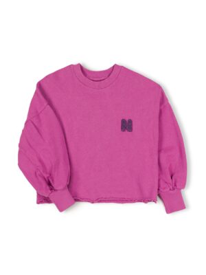 NixNut Split Sweater // Plum