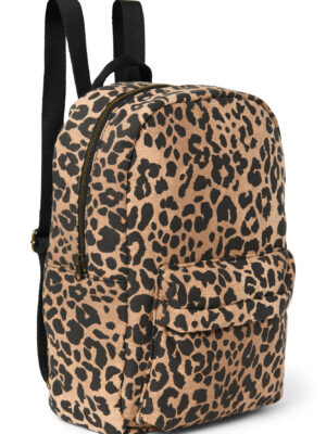 Studio Noos Cotton Midi Backpack // Brown Leopard
