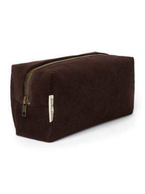 Studio Noos Rib Puffy Pouch // Dark Brown