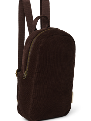Studio Noos Rib Puffy Mini Backpack // Dark Brown