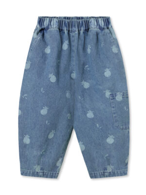 Fliink Don Denim Cargo Pant // Medium Blue