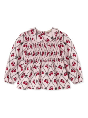Fliink Winter Glitter Berry Blouse // Chalk Pink