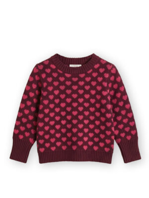 Fliink Janie Cashmere Pullover // Burgundy - Red Bud