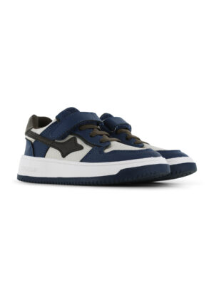 Shoesme donkerblauwe sneaker met wit