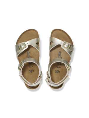 Birkenstock Rio // Electric Metallic Gold