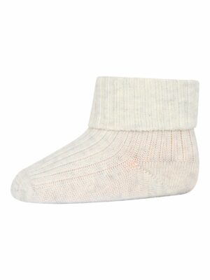 MP Denmark Cotton Rib Baby Socks // Creme Melange