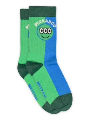 Melton Peekaboo socks // Super Sonic Blue