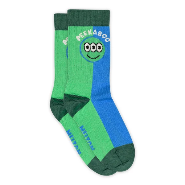 Melton Peekaboo socks // Super Sonic Blue