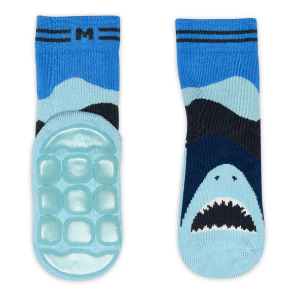 Melton Shark socks - anti-slip // Navy Ink