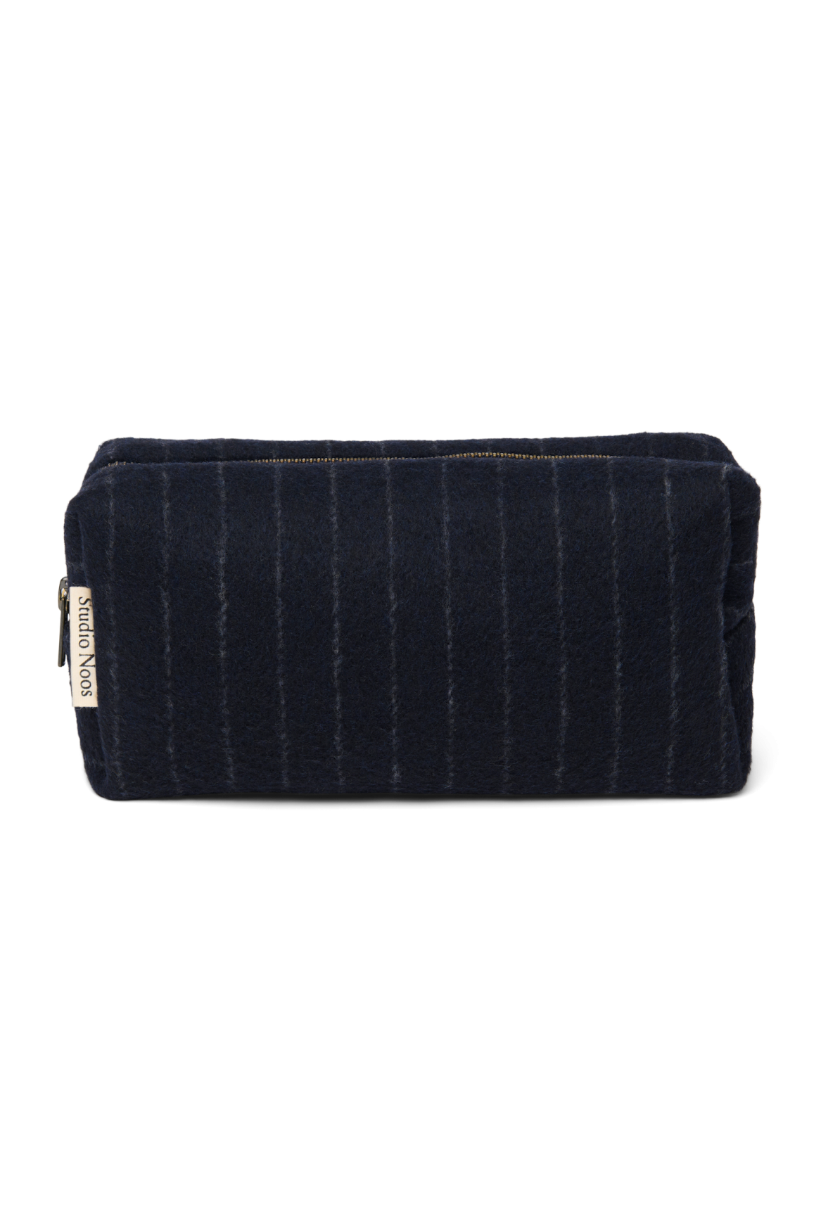 Studio Noos Flannel Chalkstripe Pouch // Dark Blue - Afbeelding 3