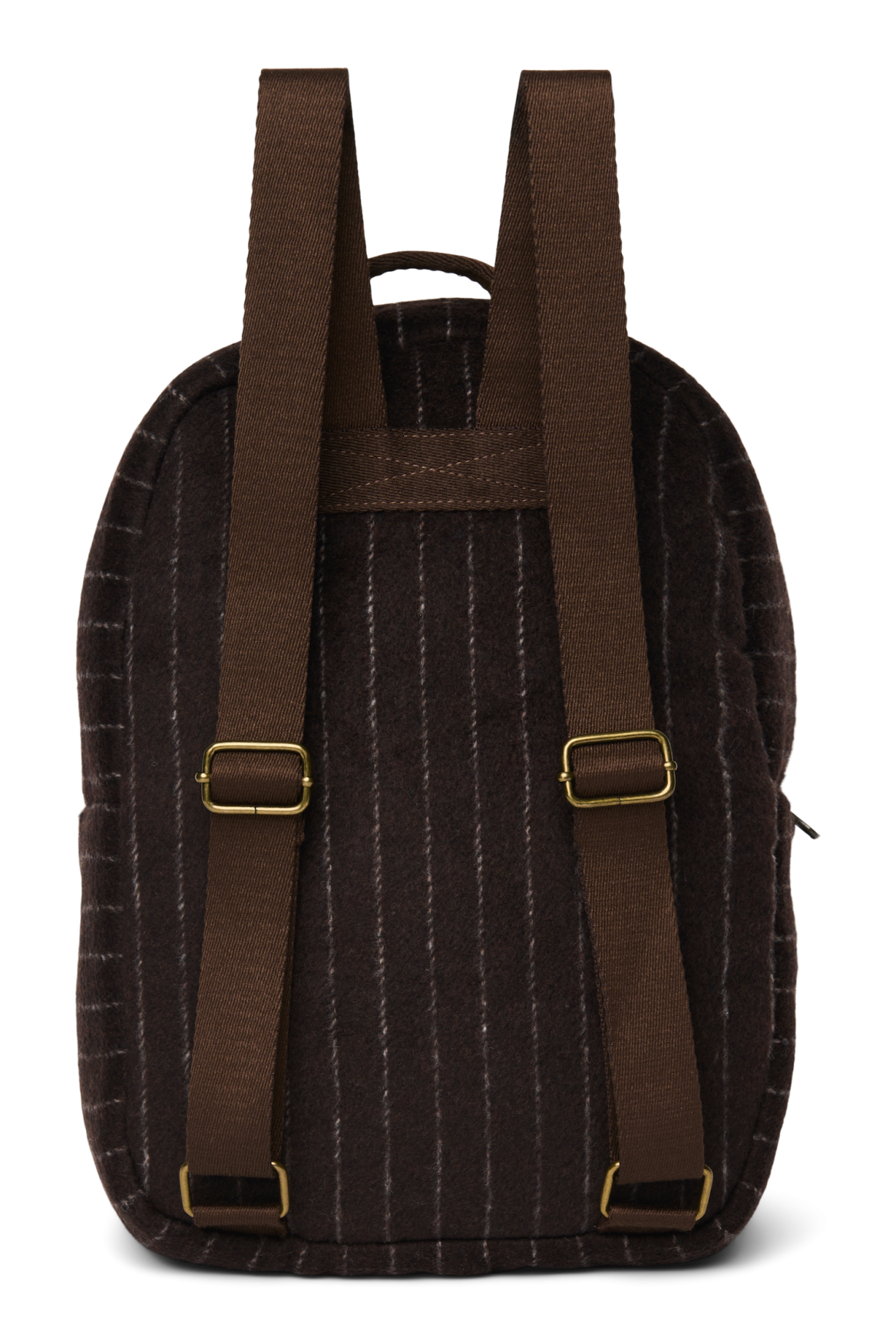 Studio Noos Flannel Chalkstripe Midi Backpack // Brown - Afbeelding 4