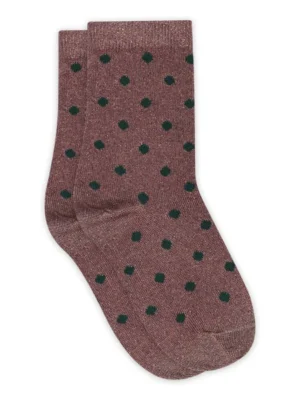 MP Denmark Irma Glitter Socks // Rose Taupe